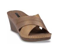 Hayden Wedge Sandal Cognac view