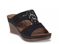 Lisette Wedge Sandal Black view