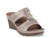 Lisette Wedge Sandal Ice Off White view