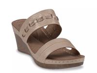 Mariah Wedge Sandal Taupe view
