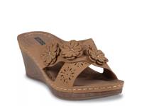 Miller Wedge Sandal Tan view