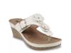Narbone Wedge Sandal White view