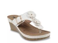 Narbone Wedge Sandal White view