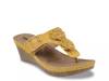 Narbone Wedge Sandal Yellow view