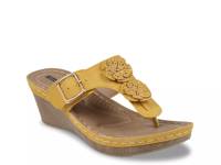 Narbone Wedge Sandal Yellow view