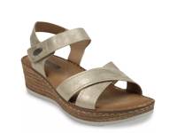 Vienna Wedge Sandal Gold view