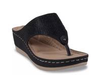 Wagner Wedge Sandal Black view