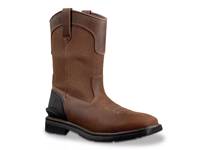 Montana 11 Western Steel Toe Work Boot - Men's Dark Brown view
