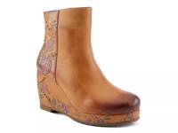 Deliciosa Wedge Bootie Camel Brown view