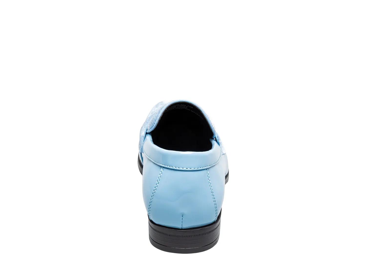 Stacy Adams Shoes Spratley Moc Toe Saddle Slip On Light Blue Size 8 — photo 2