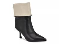 Bayli Foldover Bootie Black/Bone Leather/Synthetic view