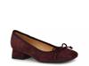 Saruh Pump Dark Red Burgundy Suede view