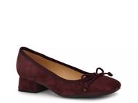 Saruh Pump Dark Red Burgundy Suede view