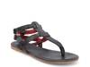 Moon Sandal Black view