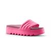 Pool Party Slide Sandal - Women's Berry Merlot Pink view