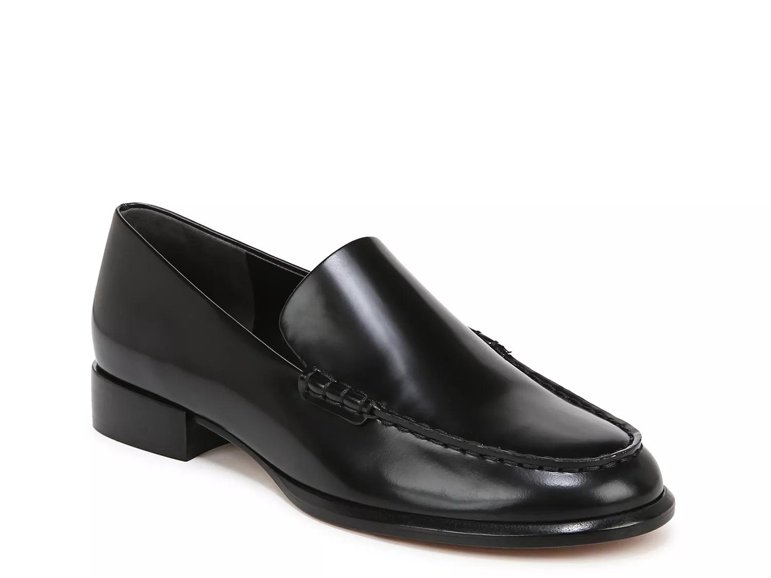 Vince Black Leather Loafer Slip On Driving Shoe Casual Norm COre SZ 9M Amazon.com | Vince Womens Mojave Loafer Loafer Black Leather  main image 3