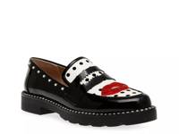 Darian Loafer Black Polka Dot Print view