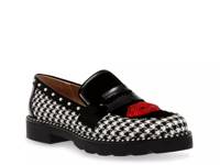Darian Loafer Black/White Houndstooth Print view