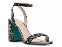 Jet Sandal Black/Silver Leopard Print view
