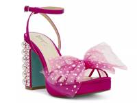 Lulu Platform Sandal Fuchsia view