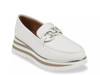 Geneva Wedge Loafer White view