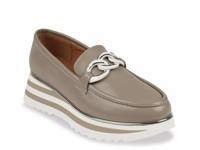 Geneva Wedge Loafer Taupe view