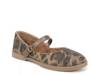 Empower Mary Jane Flat Bronze Leopard Print Fabric view