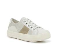 Super Smile Sneaker - Women's Silver Metallic/Taupe/Grey view