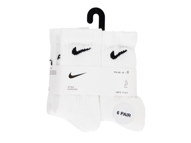 Kids' Quarter Ankle Socks - 6 Pack