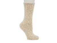 Cozy Chenille Women's Crew Socks Off White/Beige view