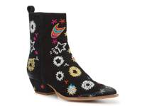 Bowers Bootie Black/Multicolor Celestial Stitching Suede view