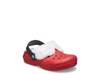Classic Lined Santa Clog - Kids' Red Multicolor view