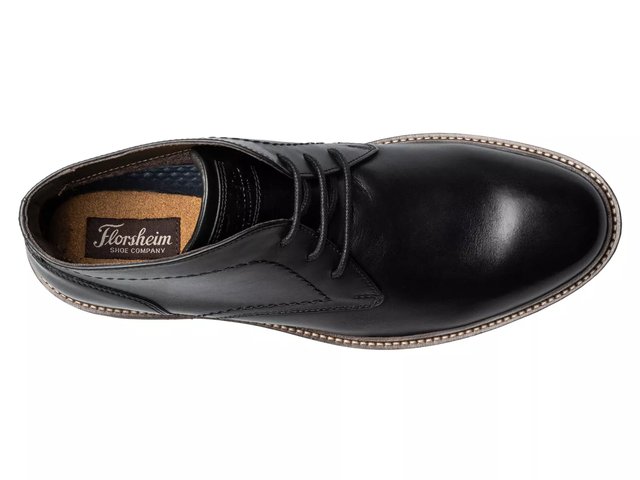 Florsheim Black Field Chukka Boots Men’s Size 12 Leather Dress Casual Rucci Plain Toe Chukka Boot Men main image 2