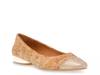 Carlie Flat Tan Cork view