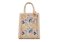 Emma June Satchel Beige/Multicolor Floral Embroidery view