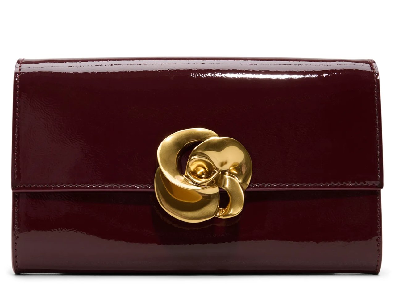 Kira Rose Leather Clutch