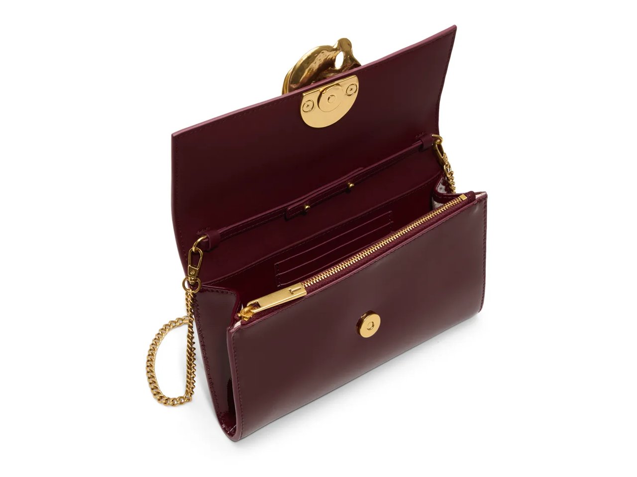 Kira Rose Leather Clutch