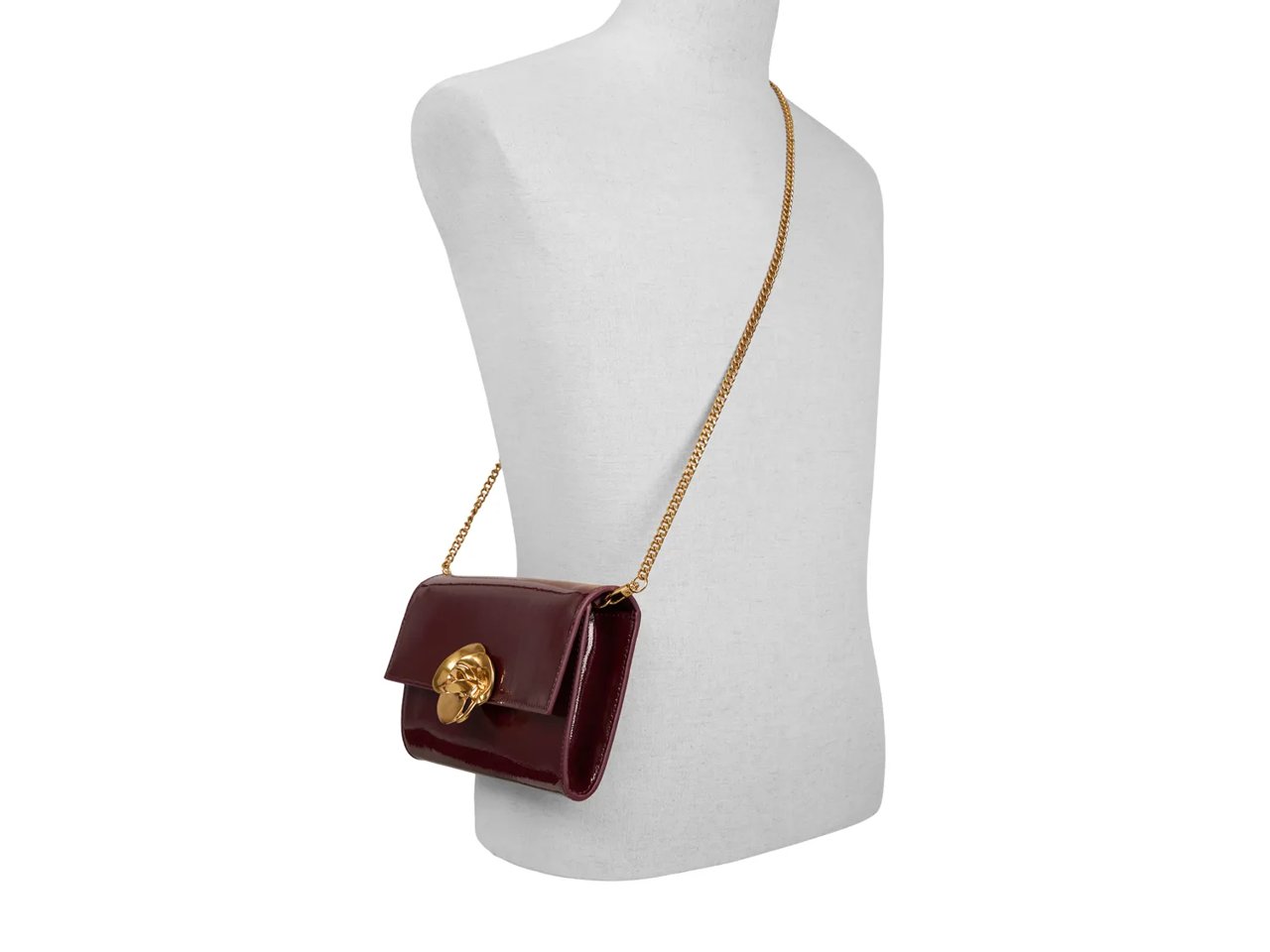 Kira Rose Leather Clutch