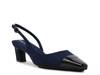 Sama Pump Navy/Black Fabric view