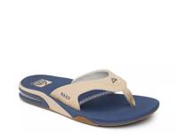 Fanning Flip Flop Navy/Beige view