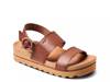 Vista Buckle Sandal Dark Brown view