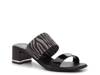 Linny Sandal Grey/Black Zebra Print view