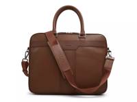 Belgrave Leather Messenger Bag Dark Brown view