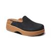 Vista Skye Platform Clog Black Leather view