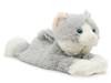 Cat Warming Stuffed Animal Grey/White view