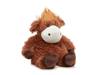 Highland Cow Warming Stuffed Animal Brown view