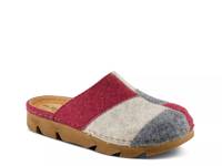 Patchy Clog Bordeaux Red/Grey/Ivory view