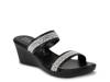 Aracely Wedge Sandal Black view