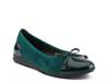 Ashlin Ballet Flat Forest Green view