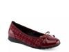 Ashlin Ballet Flat Bordeaux Red view